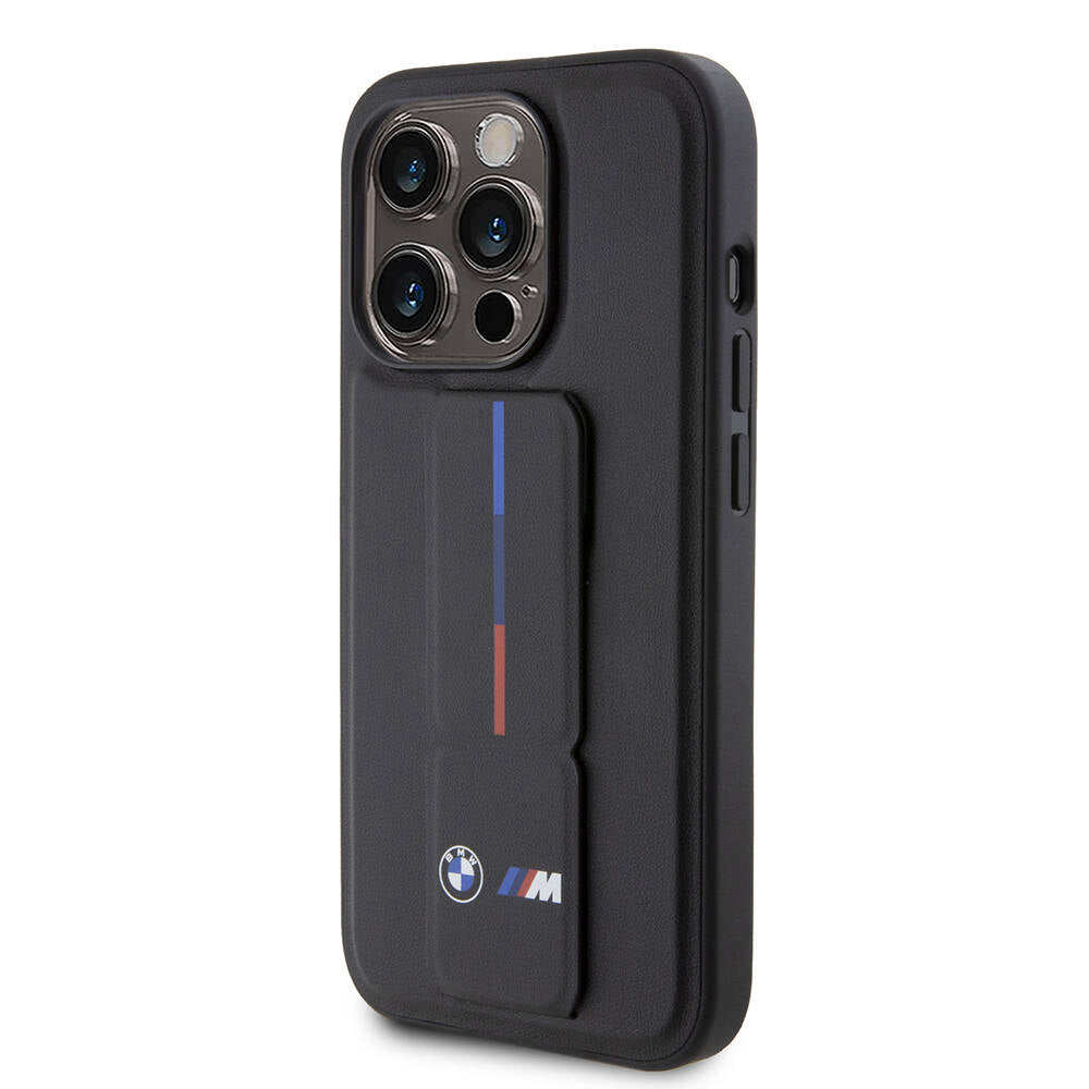 BMW iPhone 15 Pro Orjinal Lisanslı M Şerit ve Logolu Standlı Telefon Kılıfı - 9 BMW iPhone 15 Pro Orjinal Lisanslı M Şerit ve Logolu Standlı Telefon Kılıfı - 9